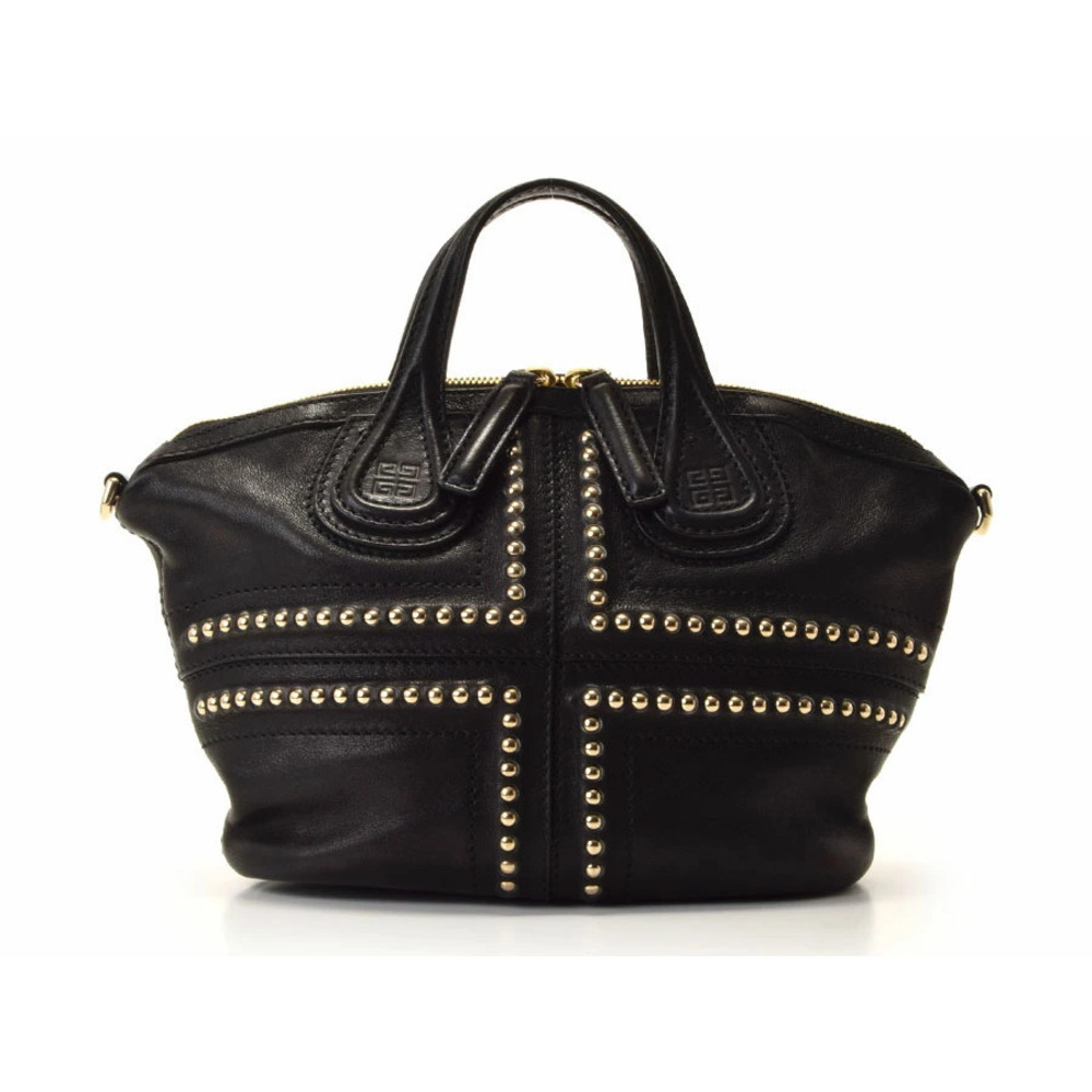Givenchy Nightingale Calfskin Black Studded Bag